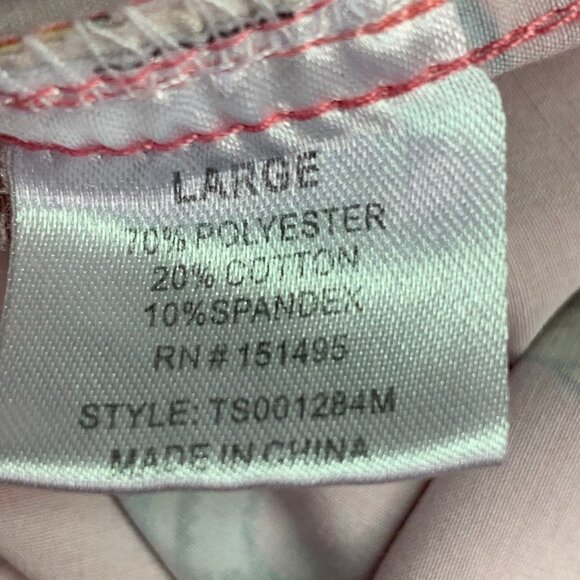 Public Access Men's Shark Banana Drawstring Elastic Waist Swim Trunks Size L - Picture 8 of 12